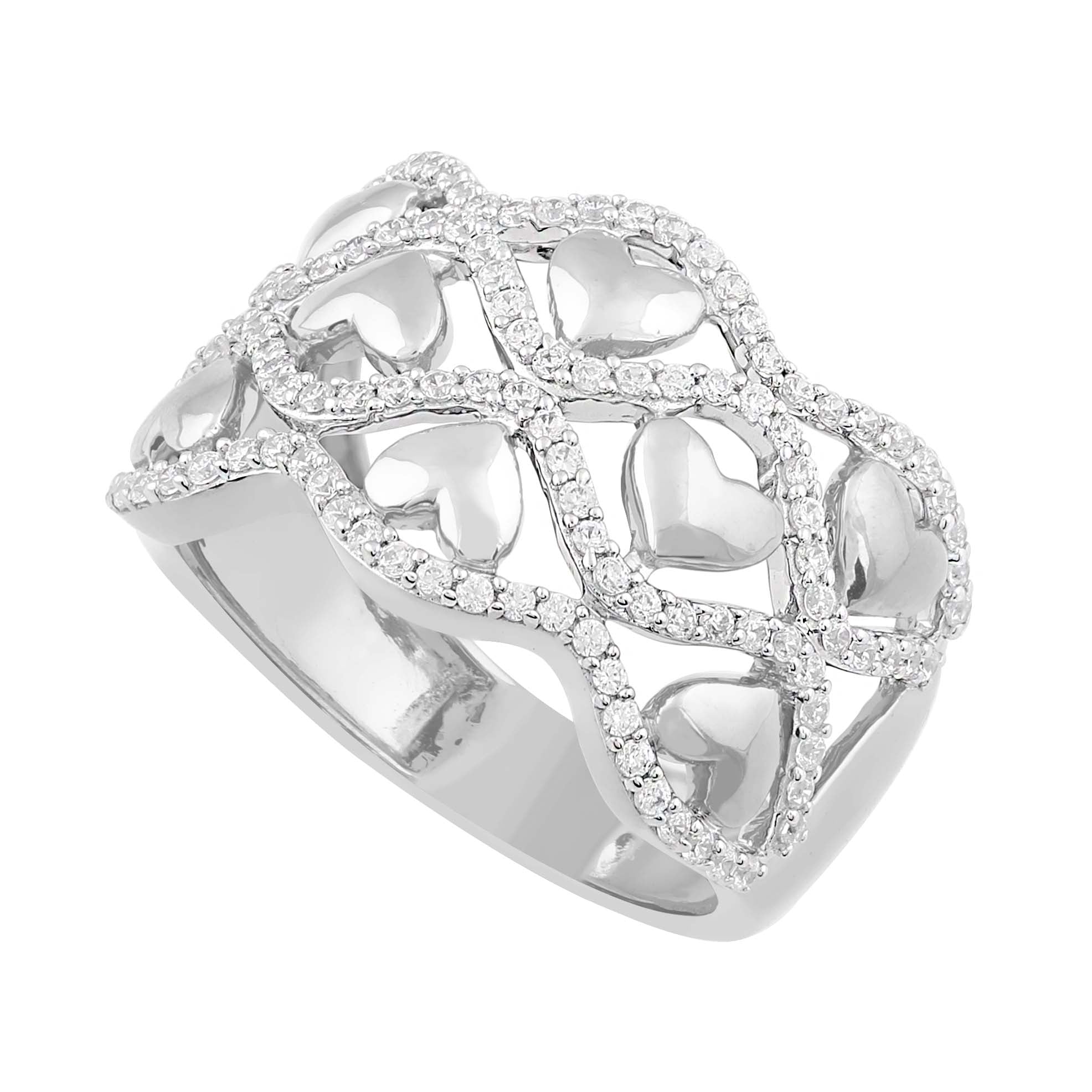 14K Solid Gold  0.60ctw Diamond Womens Rings