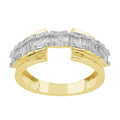 14K Solid Gold  0.43ctw Diamond Womens Rings