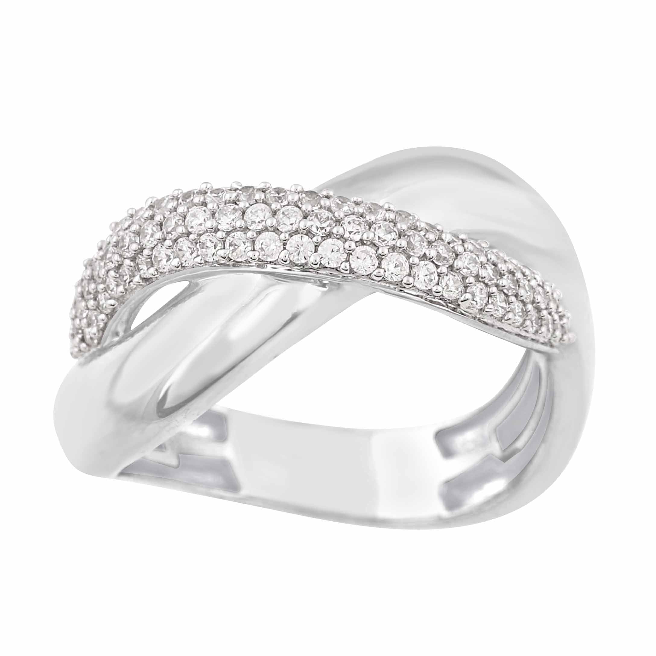 14K Solid Gold  0.39ctw Diamond Womens Rings