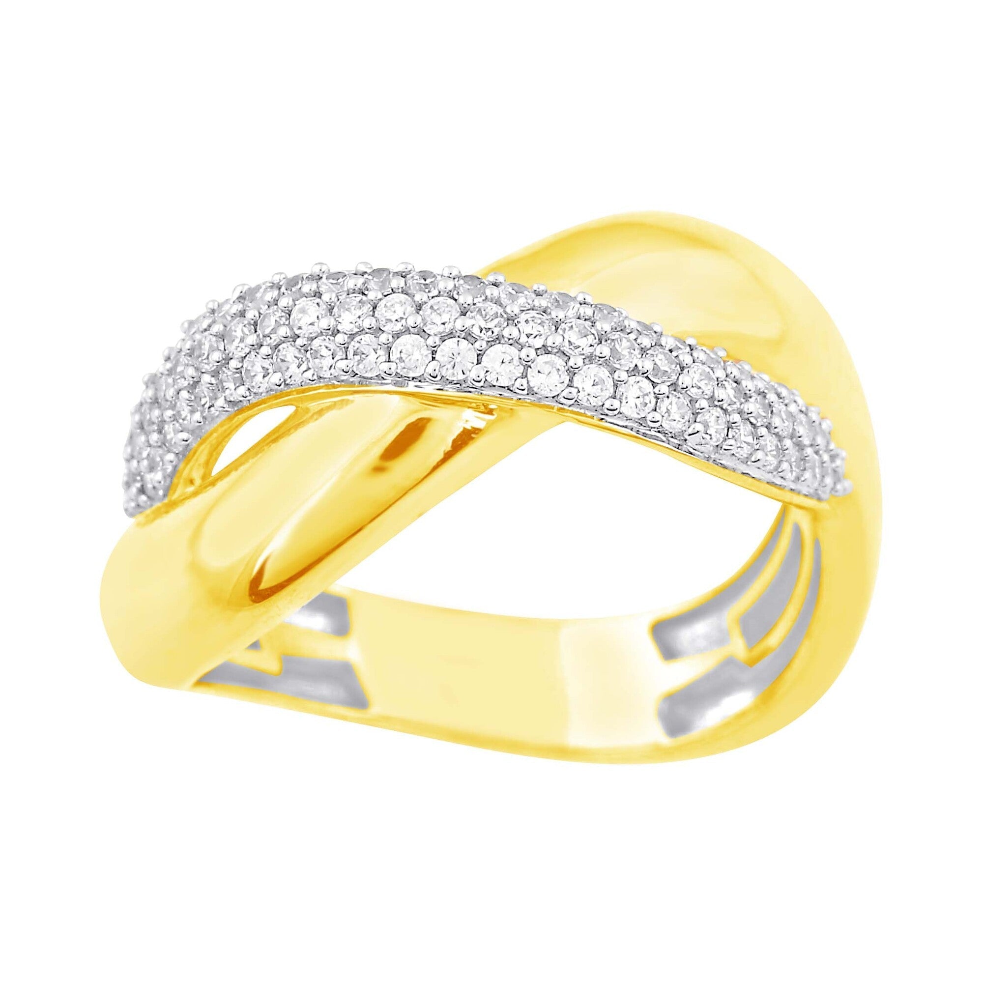 14K Solid Gold  0.39ctw Diamond Womens Rings