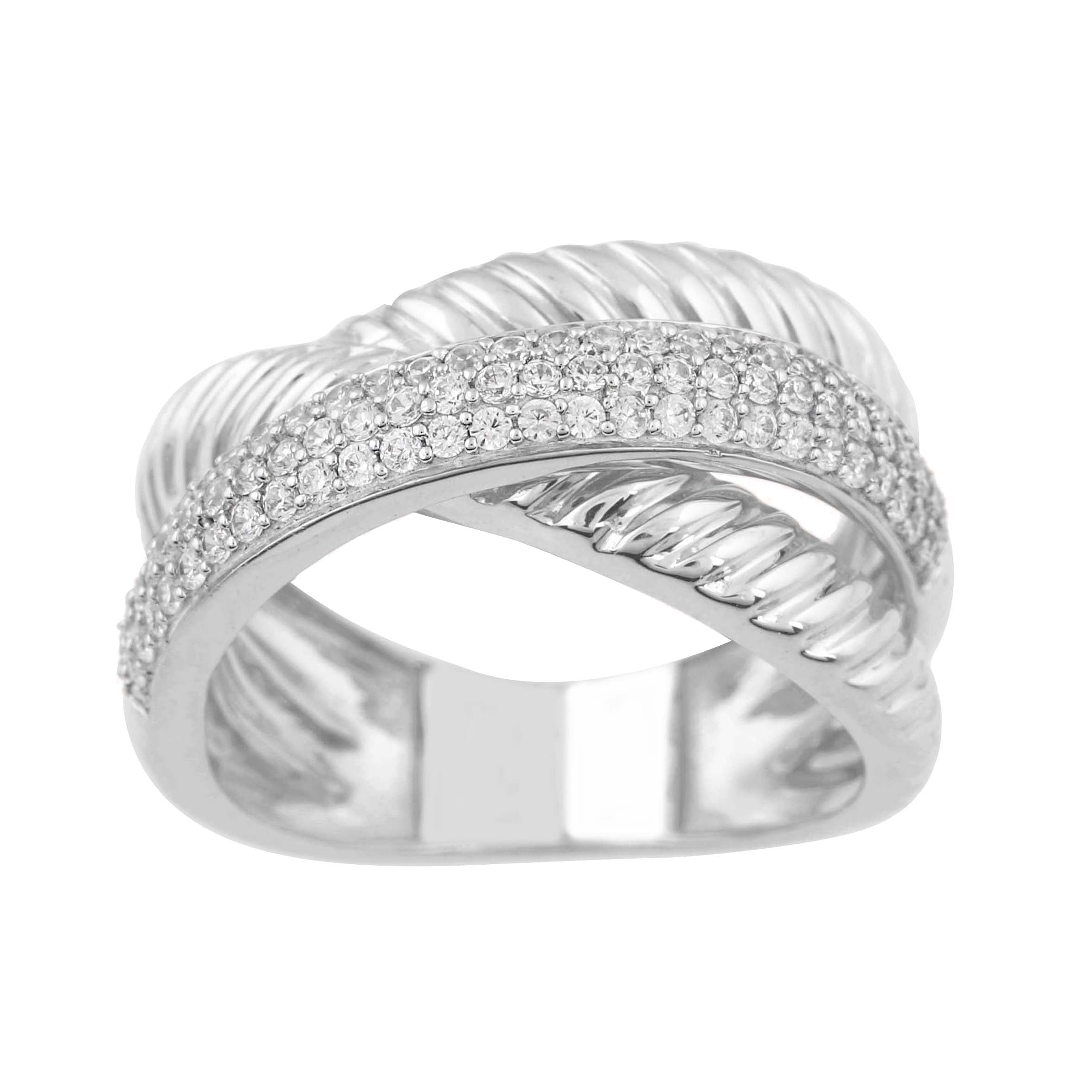 14K Solid Gold  0.41ctw Diamond Womens Rings