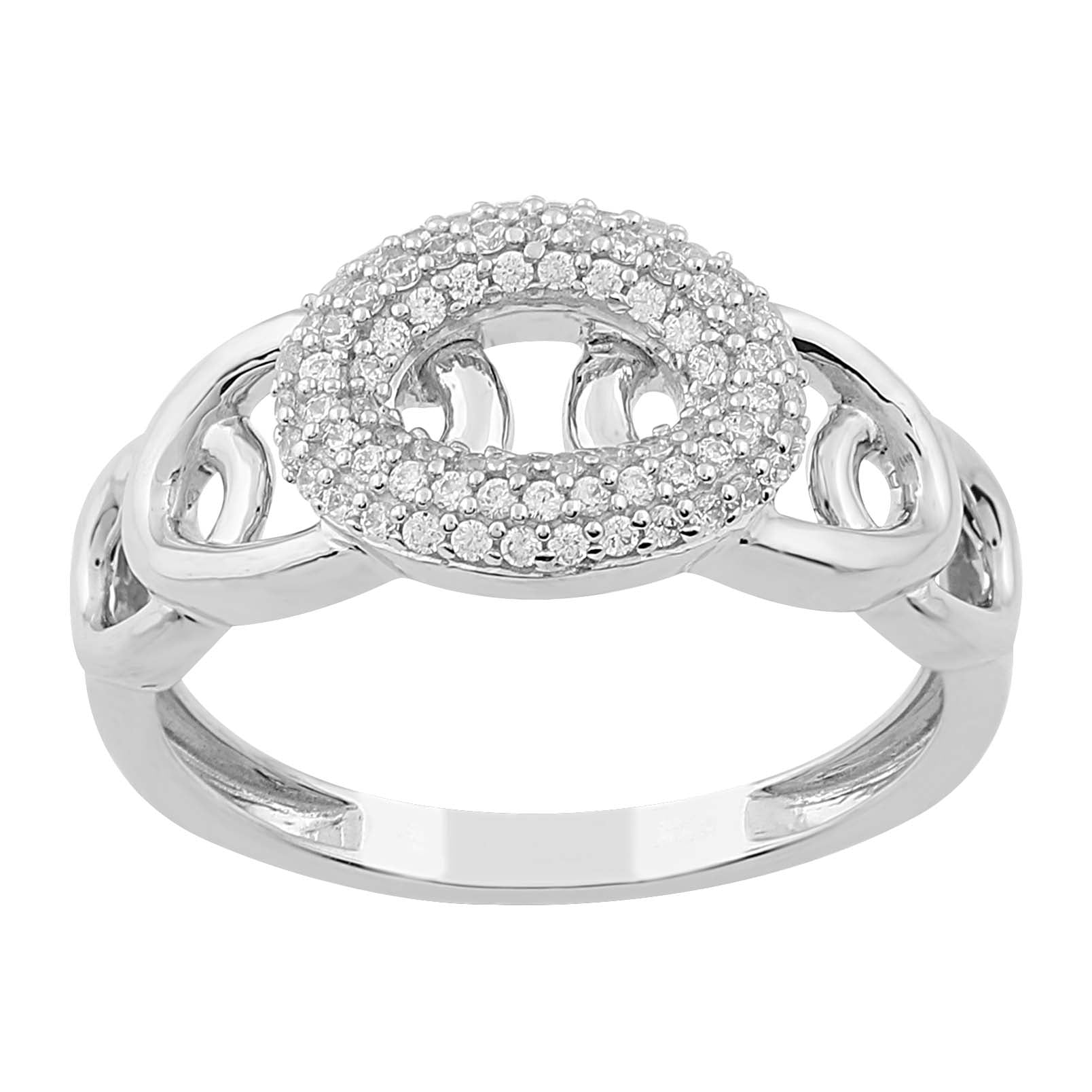 14K Solid Gold  0.29ctw Diamond Womens Rings