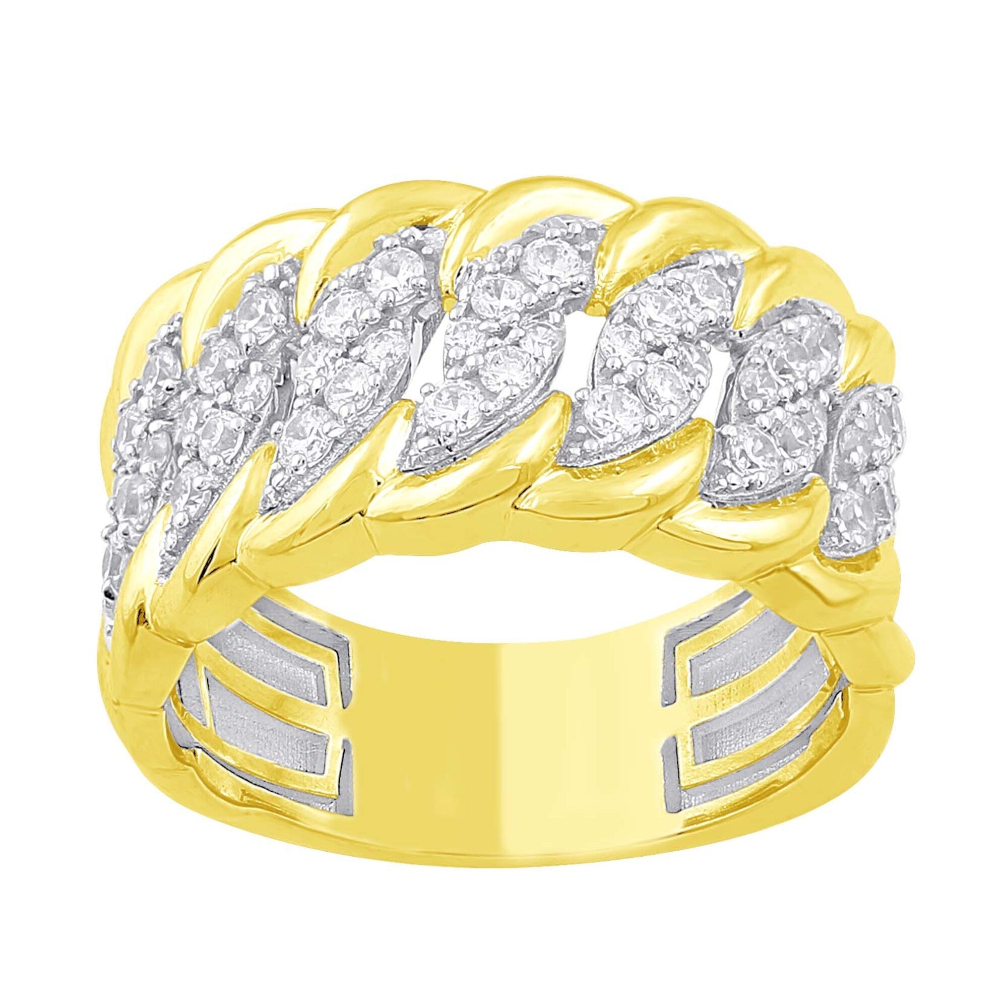 14K Solid Gold  0.55ctw Diamond Womens Rings