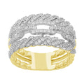 14K Solid Gold  0.74ctw Diamond Womens Rings
