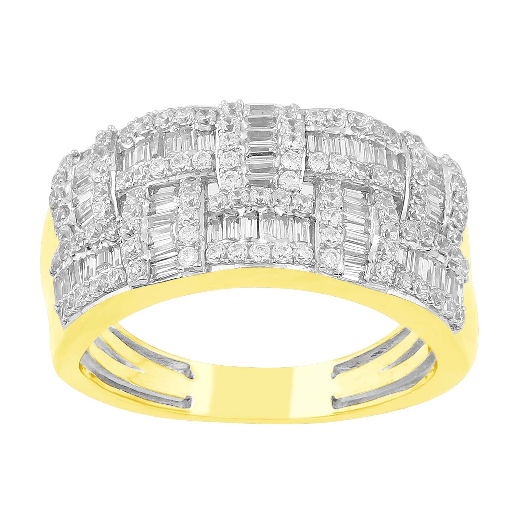 14K Solid Gold  0.72ctw Diamond Womens Rings