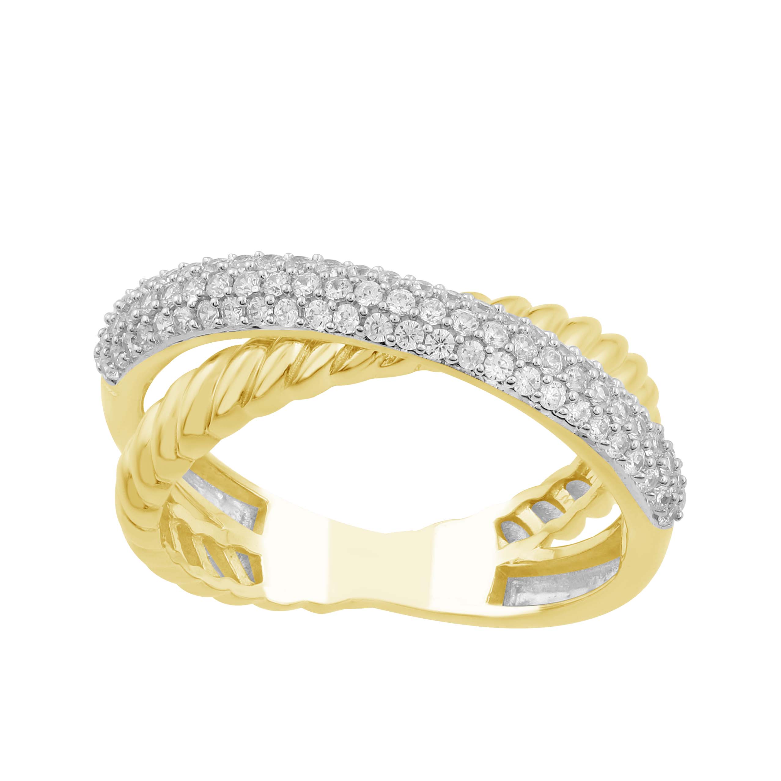 14K Solid Gold  0.49ctw Diamond Womens Rings