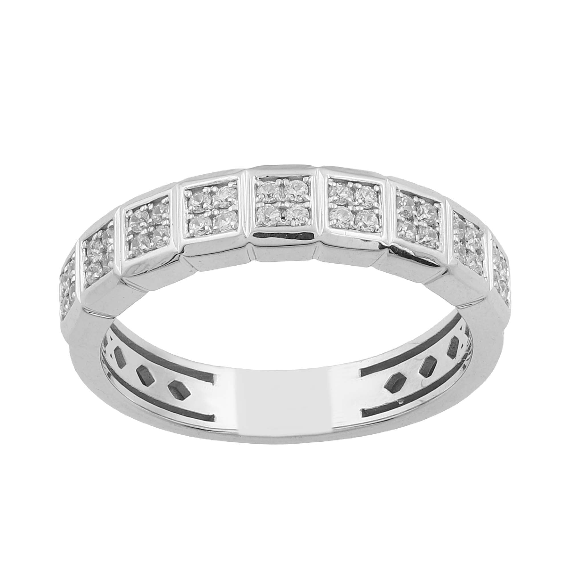 14K Solid Gold  0.22ctw Diamond Womens Rings