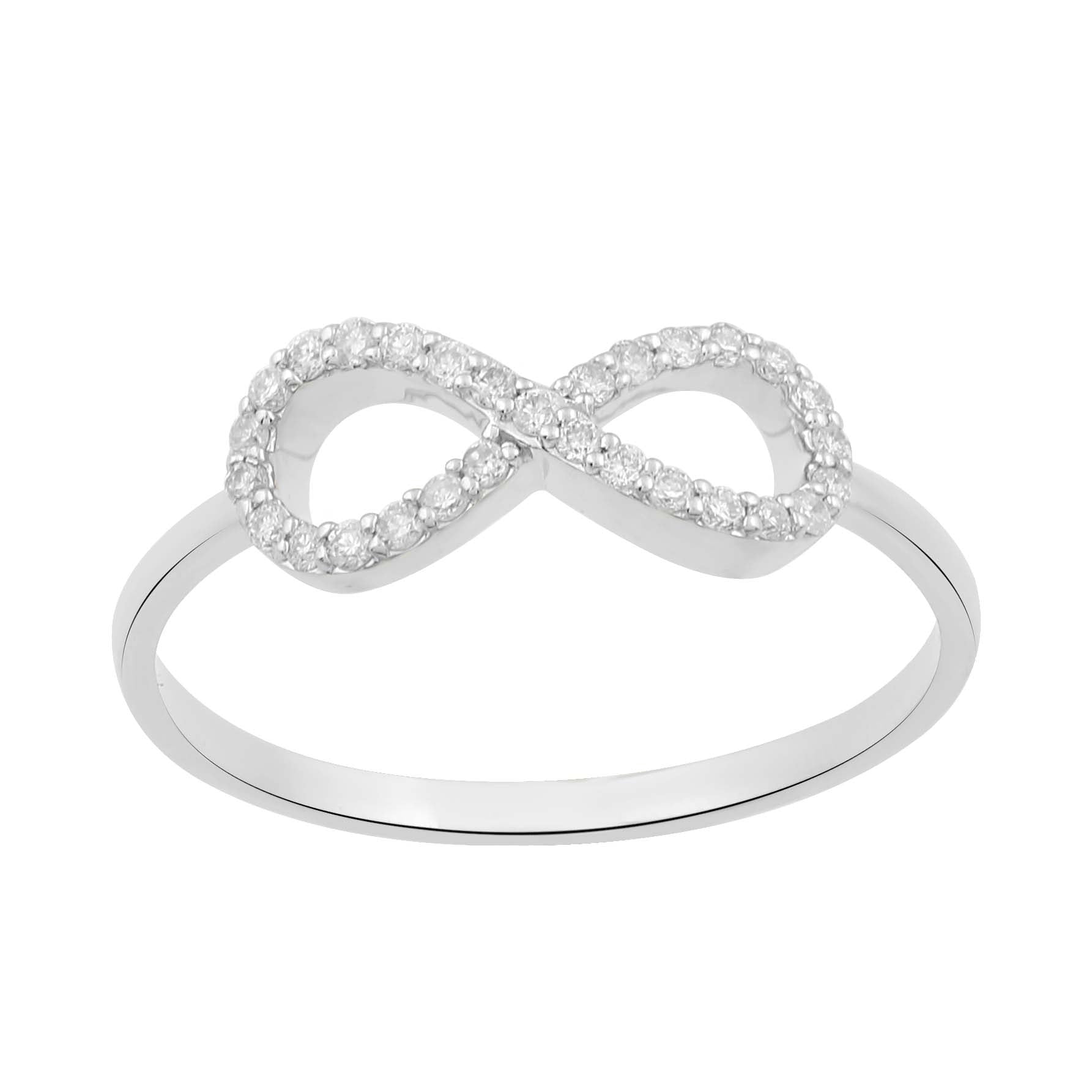 14K Solid Gold  0.15ctw Diamond Womens Rings