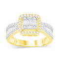 14K Solid Gold 0.68ctw Diamond Womens Rings