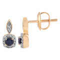 14K Solid Gold  0.34ctw Diamond Stud Earrings