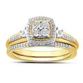 14K Solid Gold  0.21ctw Diamond Womens Rings