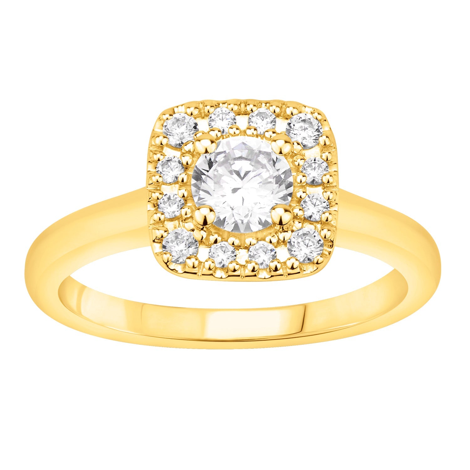 14K Solid Gold  0.77ctw Diamond Womens Rings